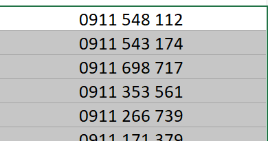 Ako odstrániť lomítko z telefónneho čísla v Exceli